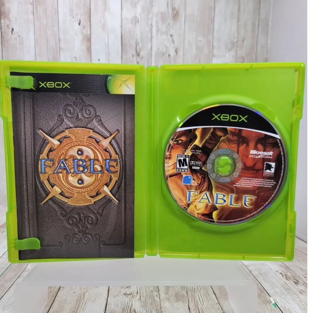Fable (Microsoft Original Xbox) Complete w/ Manual Tested